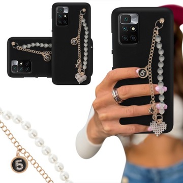 ETUI BLINK MATOWY do XIAOMI REDMI 10 Perły Serce