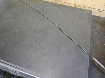 СТАРАЯ ИСТОРИЧЕСКАЯ АВТОМОБИЛЬНАЯ АНТЕННА РАДИО PRL ХРОМ ОРИГИНАЛ ДЛИННАЯ