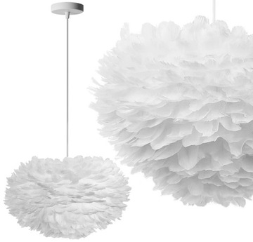 ПОДВЕСНОЙ ПОТОЛОЧНЫЙ СВЕТИЛЬНИК GLAMOUR FEATHER NORDIC БЕЛЫЙ ИНСТРУМЕНТАЛЬНЫЙ СВЕТИЛЬНИК