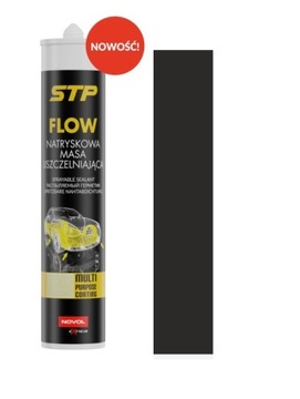 Novol STP FLOW Masa Natryskowa CZARNA 290 ml