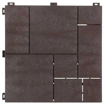 PODEST TARASOWY PŁYTKA PODŁOGA NA BALKON ECO BRUK KOSTKA BRĄZ 30x30 cm