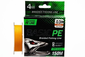 Plecionka SELECT Basic PE ORANGE 0,04mm/2,5kg/150m IBIS-GEAR