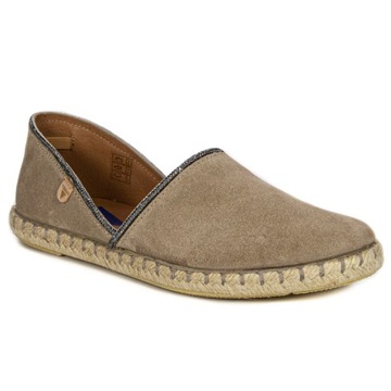 Verbenas Espadryle damskie Carmen Strass Piedra beżowe 030-0580809 r.39