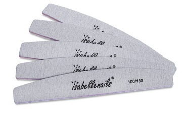 10 x PILNIK DO PAZNOKCI ŁÓDKA ZEBRA 100/180 (CS)