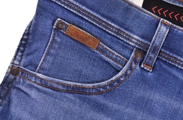 WRANGLER spodnie HIGH jeans TEXAS SLIM _ W38 L32