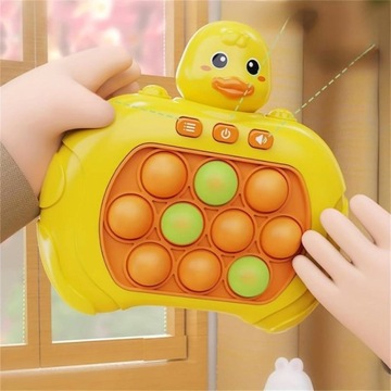 Антистрессовая аркадная игра pop it popit консоль Push Duck Duck