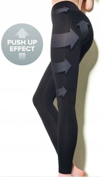 ЛЕГИНСЫ GATTA ЧЕРНЫЕ ДЛЯ ПОХУДЕНИЯ S