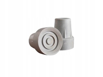 Nasadka gumowa, stopka na kule szara 20mm