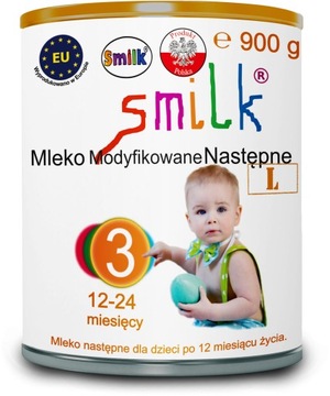 Smilk 3 Mleko Modyfikowane Następne dla Dzieci 900g