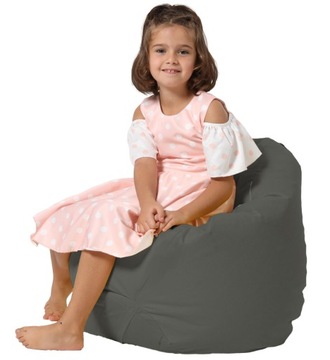 Worek sako pufa PREMIUM KIDS SZARA