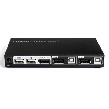 Переключатель KVM USB+DP 2/1 Spacetronik SPD-KVM02