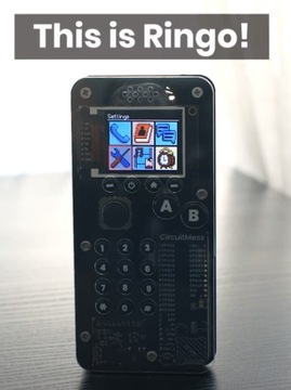 Zestaw Circuitmess Ringo zmontuj smartfon DIY GSM edukacyjny prezent