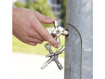 УНИВЕРСАЛЬНЫЙ КЛЮЧ ДЛЯ ЭЛЕКТРИЧЕСКИХ ШКАФОВ РАСПРЕДЕЛИТЕЛЬНЫХ КОРОБОК 10в1