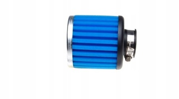FILTR POWIETRZA STOŻEK STOŻKOWY GĄBKOWY WALEC 36 MM TUNING SPORT NIEBIESKI