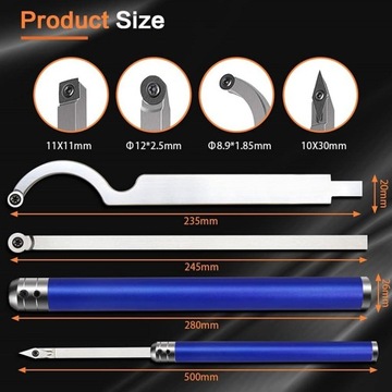 8 . Твердосплавные токарные инструменты по дереву