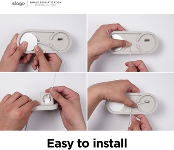 Зарядный концентратор Elago W для устройств Apple (MagSafe) Черный