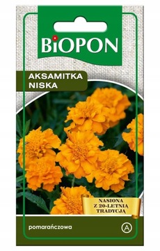 BIOPON Nasiona Aksamitka Niska pomarańczowa 1g