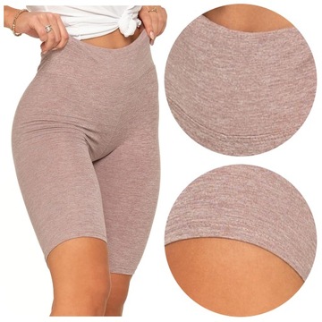 Legginsy KOLARKI Damskie Spodenki WYSOKI STAN MORAJ r. S/M