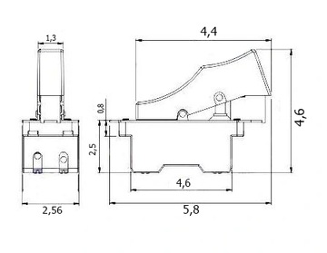 ПЕРЕКЛЮЧАТЕЛЬ FA5-10/2W FA5-10/2D УГЛОВАЯ ШЛИФОВАЛЬНАЯ МАШИНА