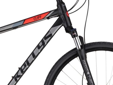 ВЕЛОСИПЕД KELLYS CLIFF 90 ЧЕРНО-КРАСНЫЙ 2023 ГОДА М 19 ДЮЙМОВ РАМА