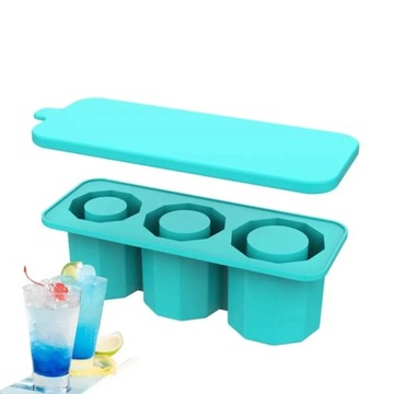 Silicone Ice Cube Tray for Stanley Ice Maker for Making 3 Hollow Cylinder I