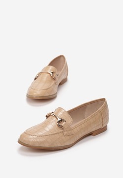 Бежевые Мокасины 38