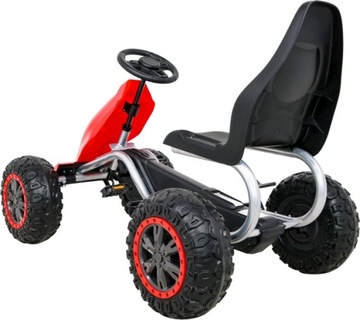АВТОМОБИЛЬ GOKART С ПЕДАЛЬМИ БОЛЬШИЕ КОЛЕСА ТОРМОЗ OBC 100кг