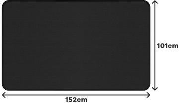 MATA POD GRILLA OGNIOODPORNA PLAMOODPORNA OCHRONA TRAWNIKA TARASU 152x101CM