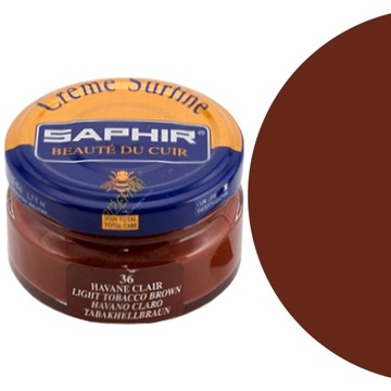 Saphir BDC Creme Pommadier Krem do skór 50ml #36 Light tabacco brown Brąz