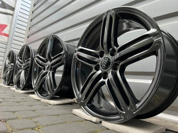 4× DISK HLINÍK AUDI OE 8P0 7.5" X 18" 5X112 ET 54