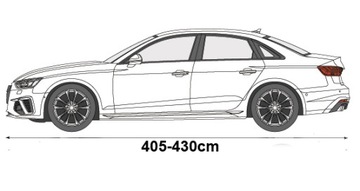 Pokrowiec na samochód przeciwgradowy antygradowy 14mm M1 Sedan na grad