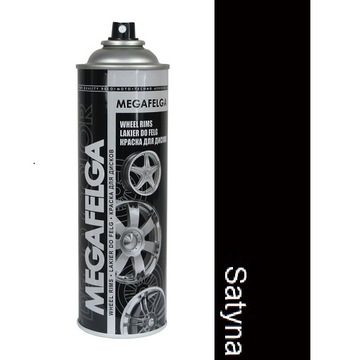Farba lakier spray do kół FELG 500ml CZARNY MATOWY