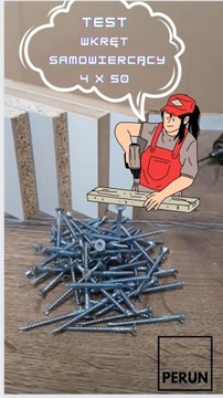 ПЕРУН КОНФИРМАТ ШУРУП ДЛЯ ДСП 4Х50х1000