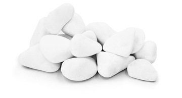 ГАЛЬКА камень БЕЛАЯ крупка ЗЕМЛЯ 10КГ САДОВЫЙ гравий