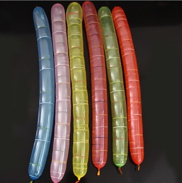 40 Fun Latex Rocket Flying Whistling Balloons