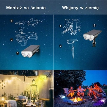 СОЛНЕЧНАЯ СВЕТОДИОДНАЯ ЛАМПА САДОВАЯ ЛАМПА IP65