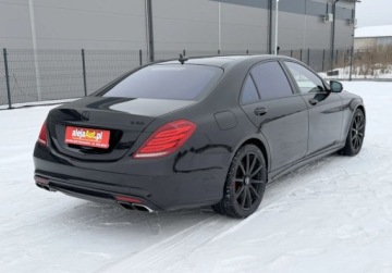 Mercedes Klasa S W222 Limuzyna wersja długa AMG S 63 AMG 585KM 2017 Mercedes-Benz Klasa S 4x4 S63 AMG 5.5 Benz 585 KM 2017r Bezwypadkowy Wa, zdjęcie 4