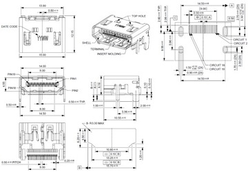 Разъем HDMI (HDMI002)