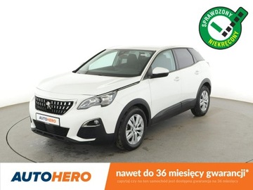 Peugeot 3008 II Crossover 1.5 BlueHDI 130KM 2019 Peugeot 3008 Niski przebieg Virtual Navi Czujniki
