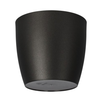 КРЫШКА ДЛЯ ЦВЕТОЧНОГО ГОРШКА ЦВЕТОЧНЫЙ ВАЗ 20см ДЛЯ ЦВЕТОВ ПОДСТАВКА МАТОВЫЙ ГРАФИТ ПЛАСТИК