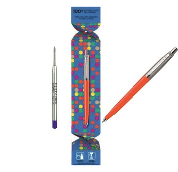 Długopis Parker Jotter Kartonik ozdobny + wkład do długopisu Parker F GRATI