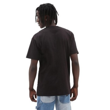 Koszulka męska czarna t-shirt old skool VANS MINI SCRIPT TEE VN0A7Y3SBLK XL