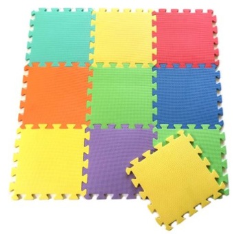 БОЛЬШОЙ КОВРИК ИЗ ПЕНЫ 116x116 ТОЛСТАЯ ПАЗЗЛ ИЗ ПЕНЫ