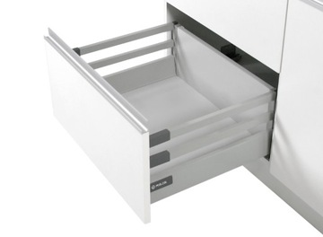SZUFLADA COMFORT BOX L500 SZARA H204 MIĘKKI DOCIĄG