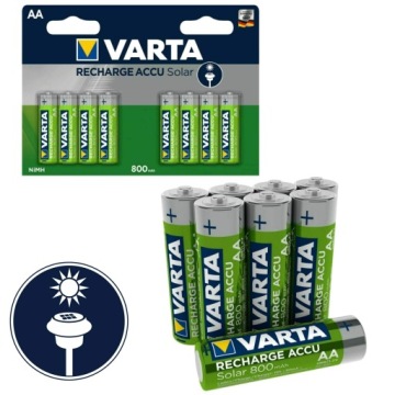 2x AA R6 800 мАч NiMH 1,2 В Солнечная батарея Varta