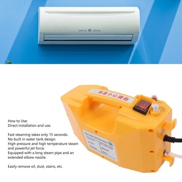 Wysokociśnieniowa myjka parowa Przenośna maszyna do czyszczenia w wysokiej temperaturze