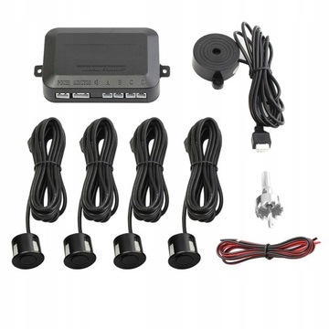 4 Sensors Buzzer 22mm Car Parking Sensor Kit Rever