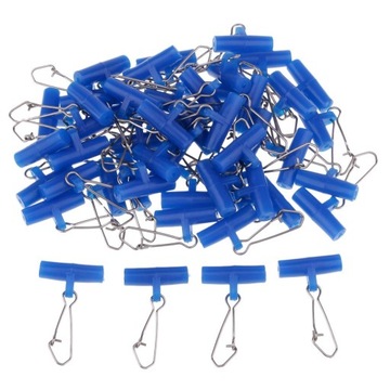 50 szt. Suwak Sinker Zip Suwak o wysokiej wytrzymałości Fishing M Plastikowa główka + zatrzask
