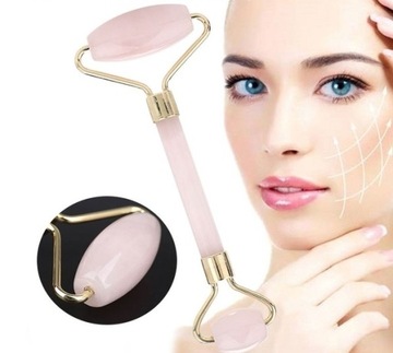 JADE ROLLER Роликовый массажер из розового кварца