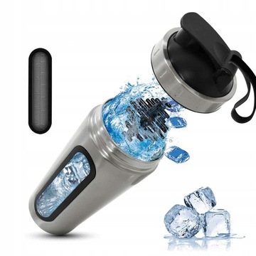 SHAKER 700ml BIDON BIAŁKO SZEJKER DO ODŻYWEK Nowy
